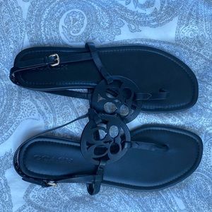 Coach black sandals